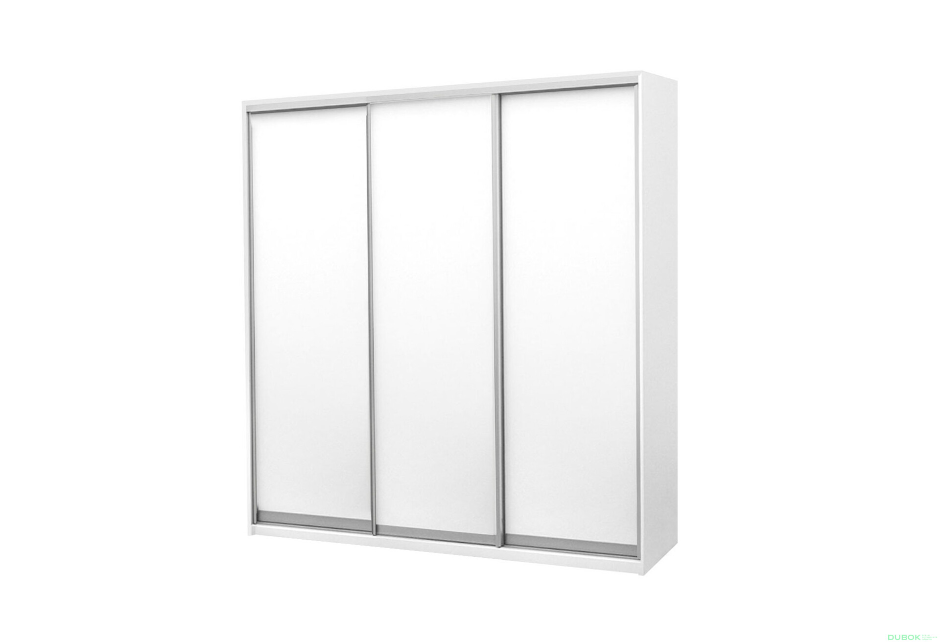 Fotografie 1 - Skříň s posuvnými dveřmi Komforto 3 DTD 222x240x60 cm bílá