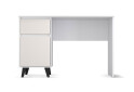 Fotografie 3 - Psací stůl BORG 1d1s/120 bílý / kašmír