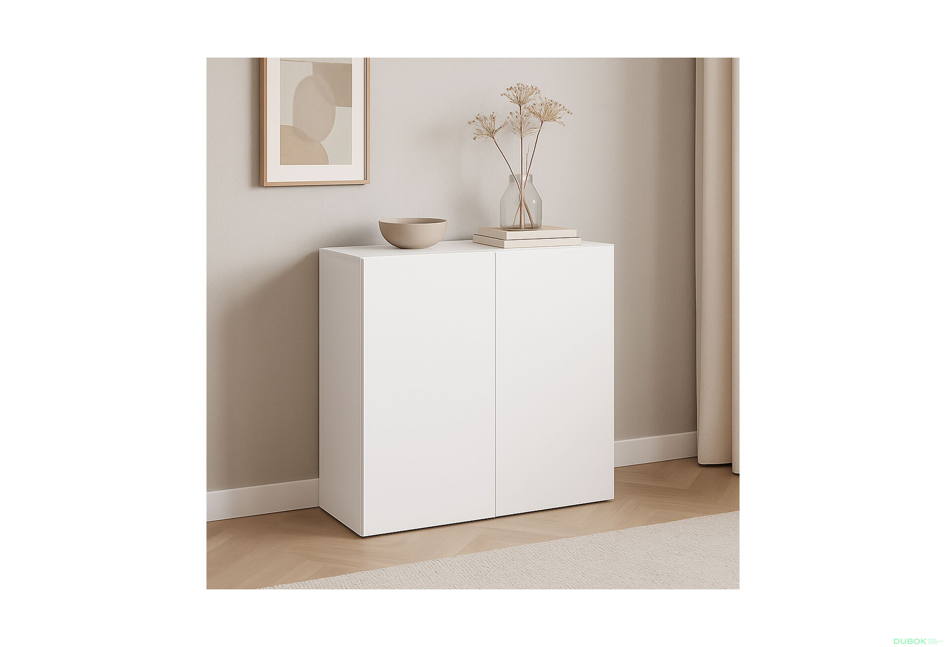 Fotografie 2 - Komoda 2D 80 cm nymphaea alba Space