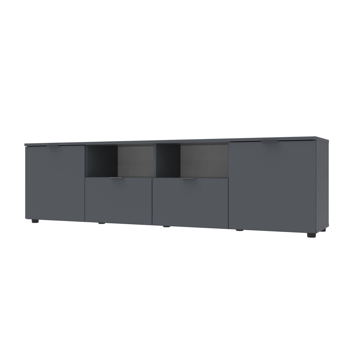 

TV stolek s dvířky a zásuvkami Ron 4 180 cm Grafit
