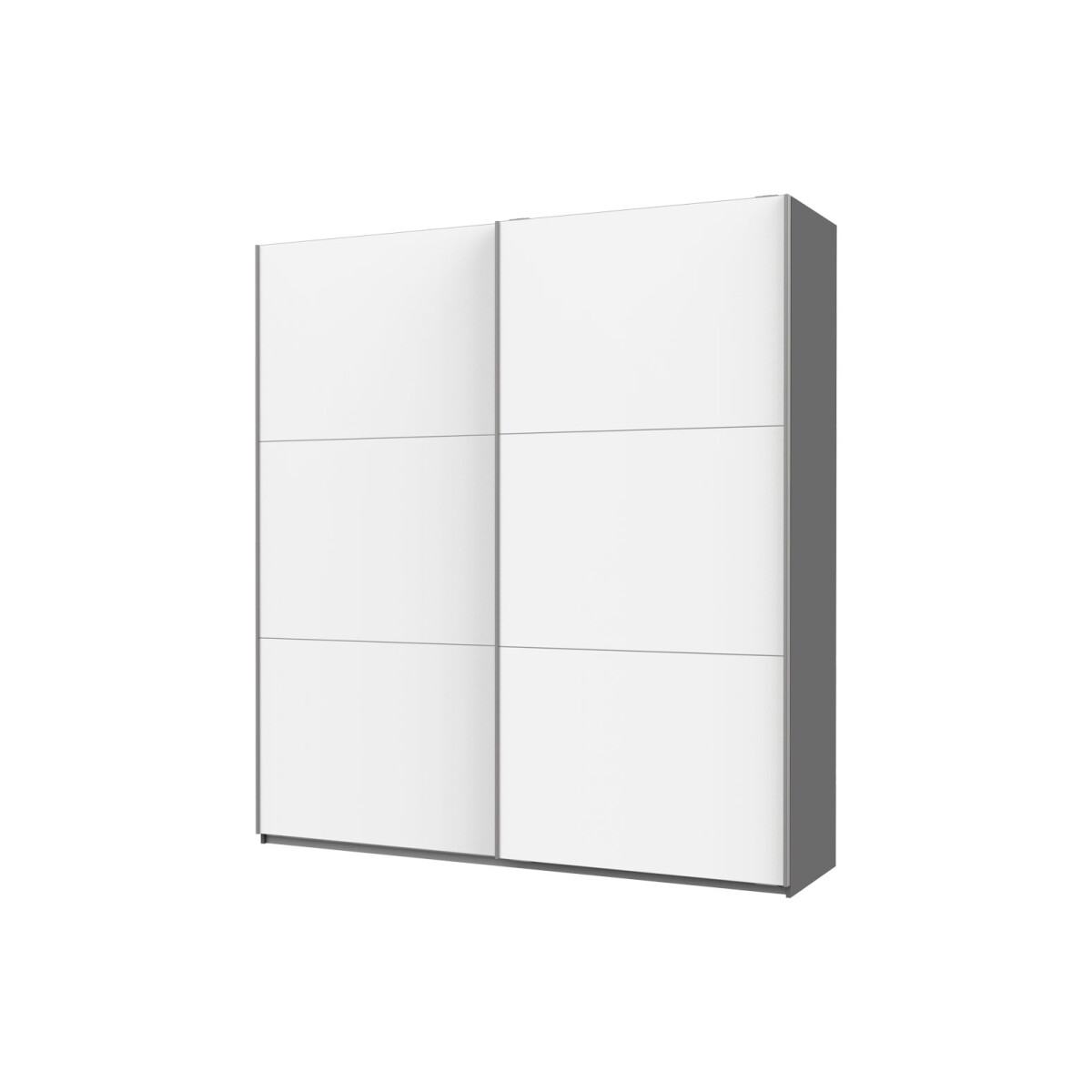 

Skříň G-Caiser Doros s 2 dveřmi DTD, 220 cm, antracit / bílá
