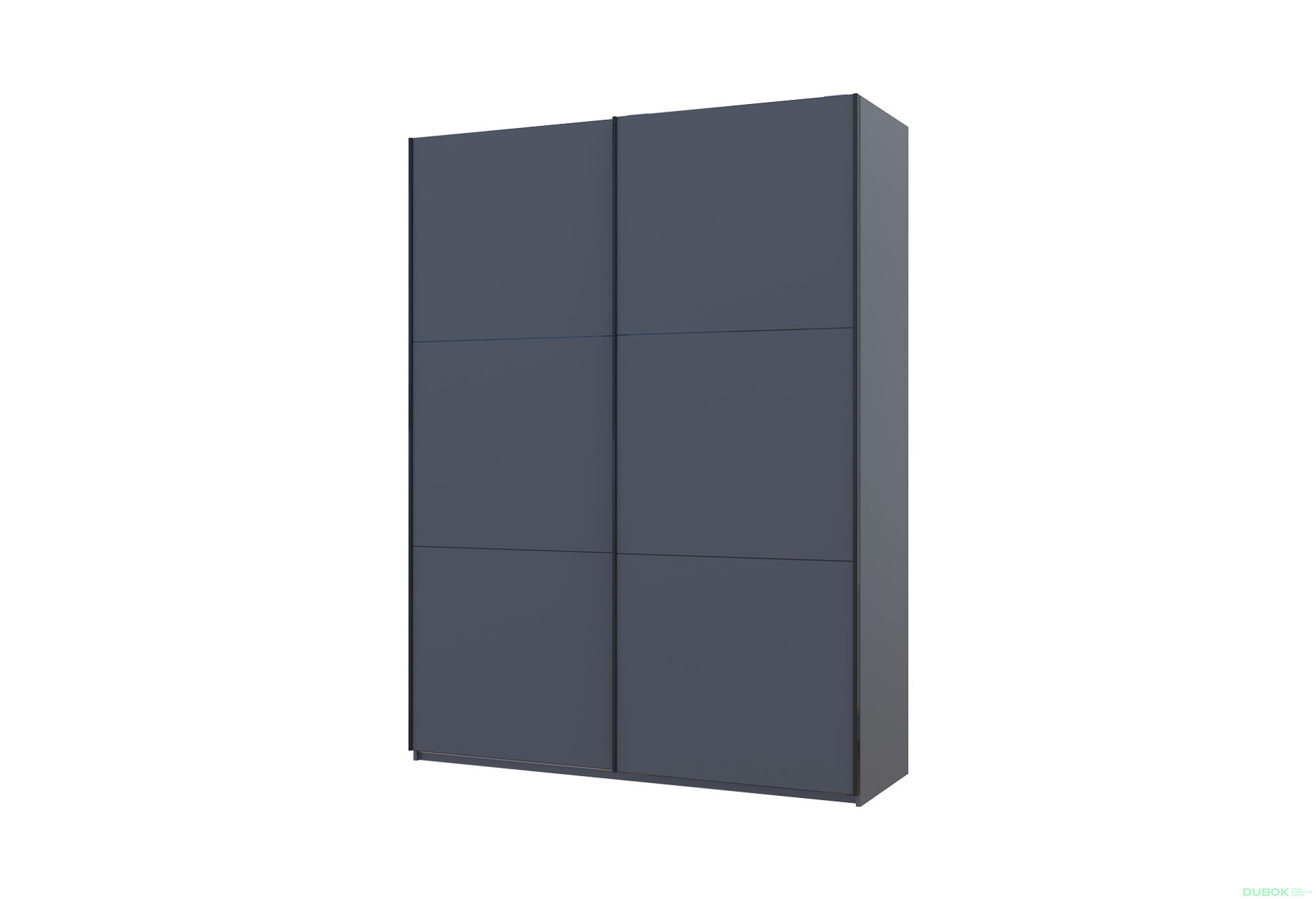 Skříň G-Caiser Doros s 2 dveřmi DTD, 160 cm, grafit - Fotografie 1 Fotografie 1 - Skříň G-Caiser Doros s 2 dveřmi DTD, 160 cm, grafit