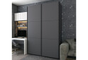 Skříň G-Caiser Doros s 2 dveřmi DTD, 160 cm, grafit - Fotografie 2 Fotografie 2 - Skříň G-Caiser Doros s 2 dveřmi DTD, 160 cm, grafit