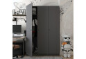 Fotografie 3 - Skříň Promo se 3 dveřmi 135 cm, grafitová