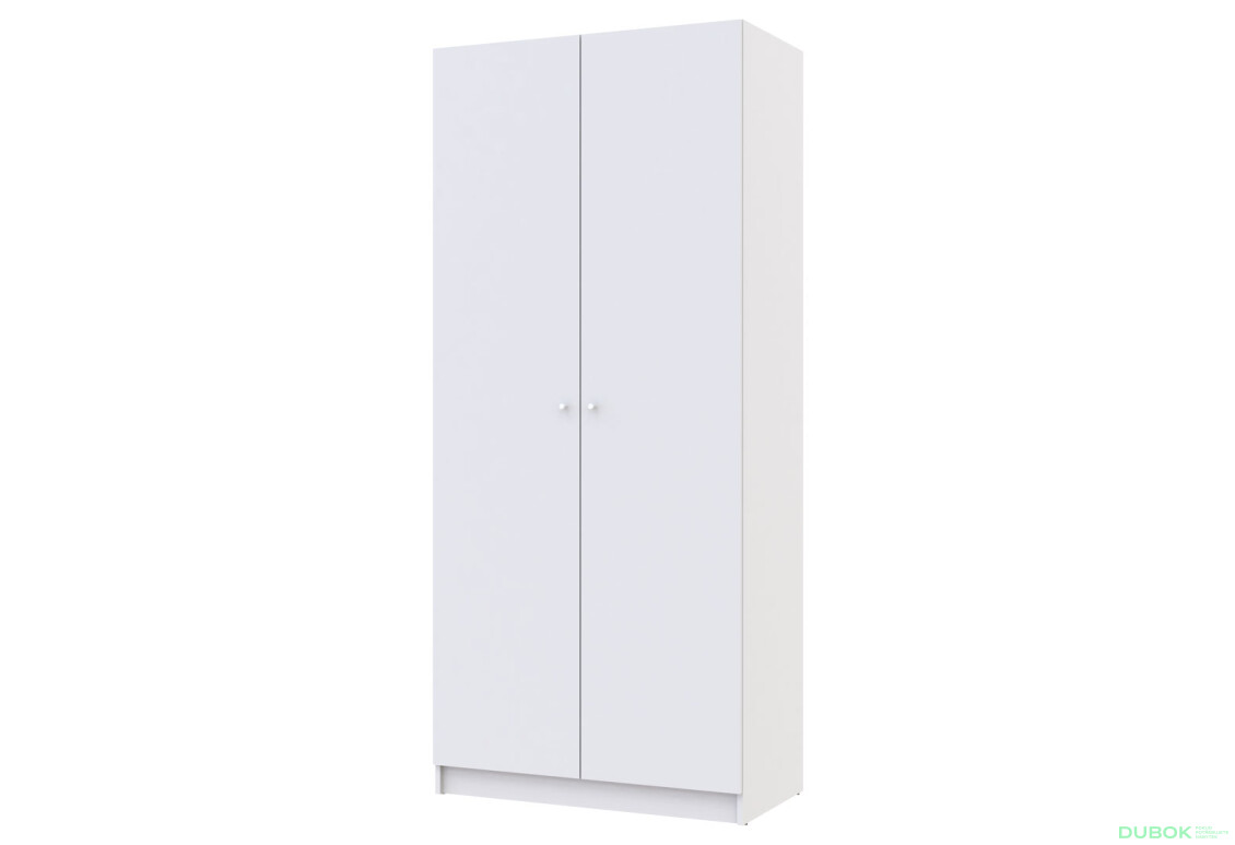 Skříň Promo s 2 dveřmi 90 cm, Bílá