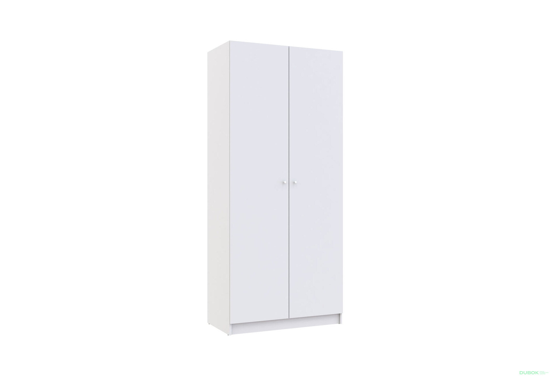 Fotografie 4 - Skříň Promo s 2 dveřmi 90 cm, Bílá