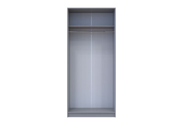 Skříň Promo s 2 dveřmi 90 cm, šedá