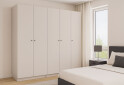 Skříň Promo se 5 dveřmi 225 cm Kašmír - Fotografie 2 Fotografie 2 - Skříň Promo se 5 dveřmi 225 cm Kašmír