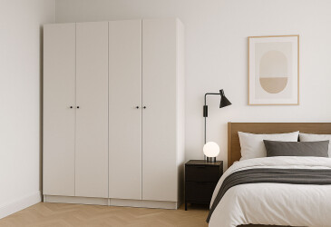 Fotografie Skříň na oděvy 2+2 DTD 180x48x204 Kašmír
