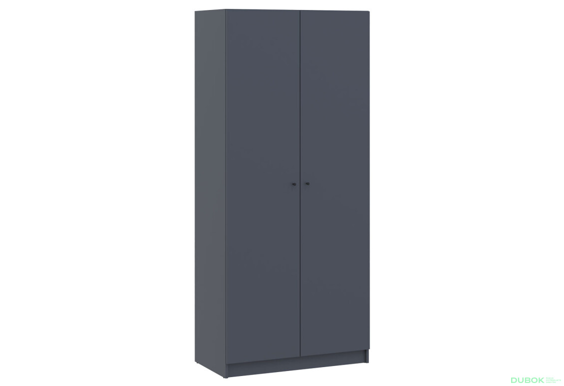 Skříň Promo s policemi 2 DTD 90x48x204 Grafit - Fotografie 3 Fotografie 3 - Skříň Promo s policemi 2 DTD 90x48x204 Grafit