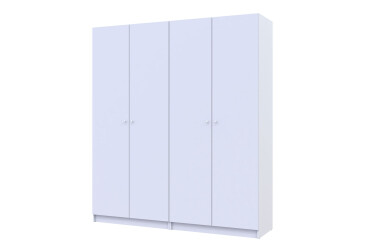 Skříň Promo s policemi 2+2 DTD 180×48×204 Bílá