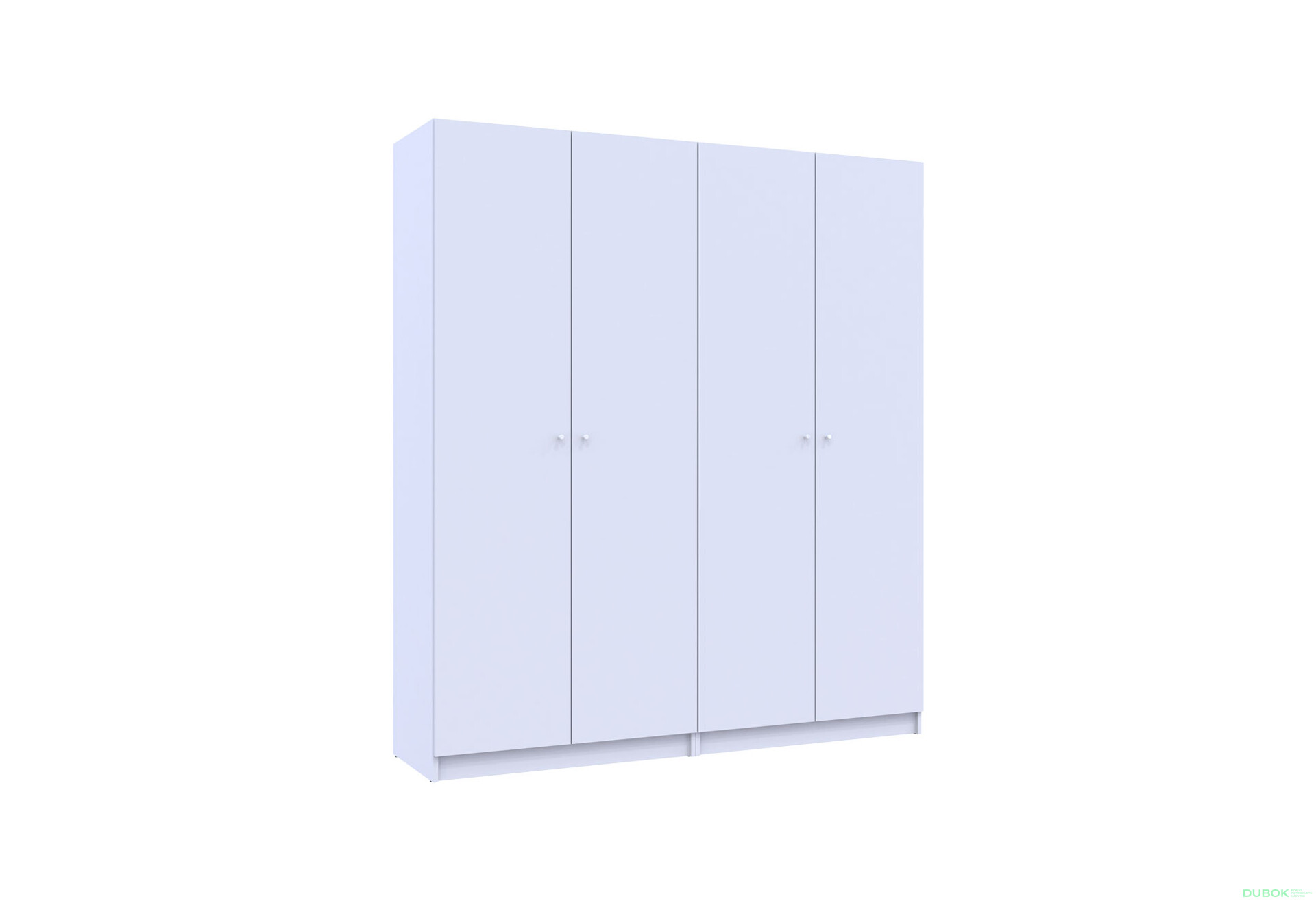 Skříň Promo s policemi 2+2 DTD 180×48×204 Bílá - Fotografie 18 Fotografie 18 - Skříň Promo s policemi 2+2 DTD 180×48×204 Bílá