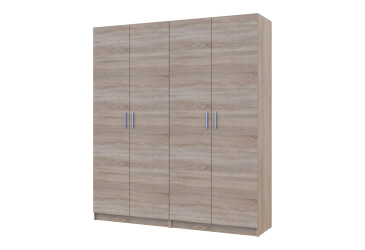 Skříň Promo s policemi 2+2 DTD 180×48×204 Dub sonoma