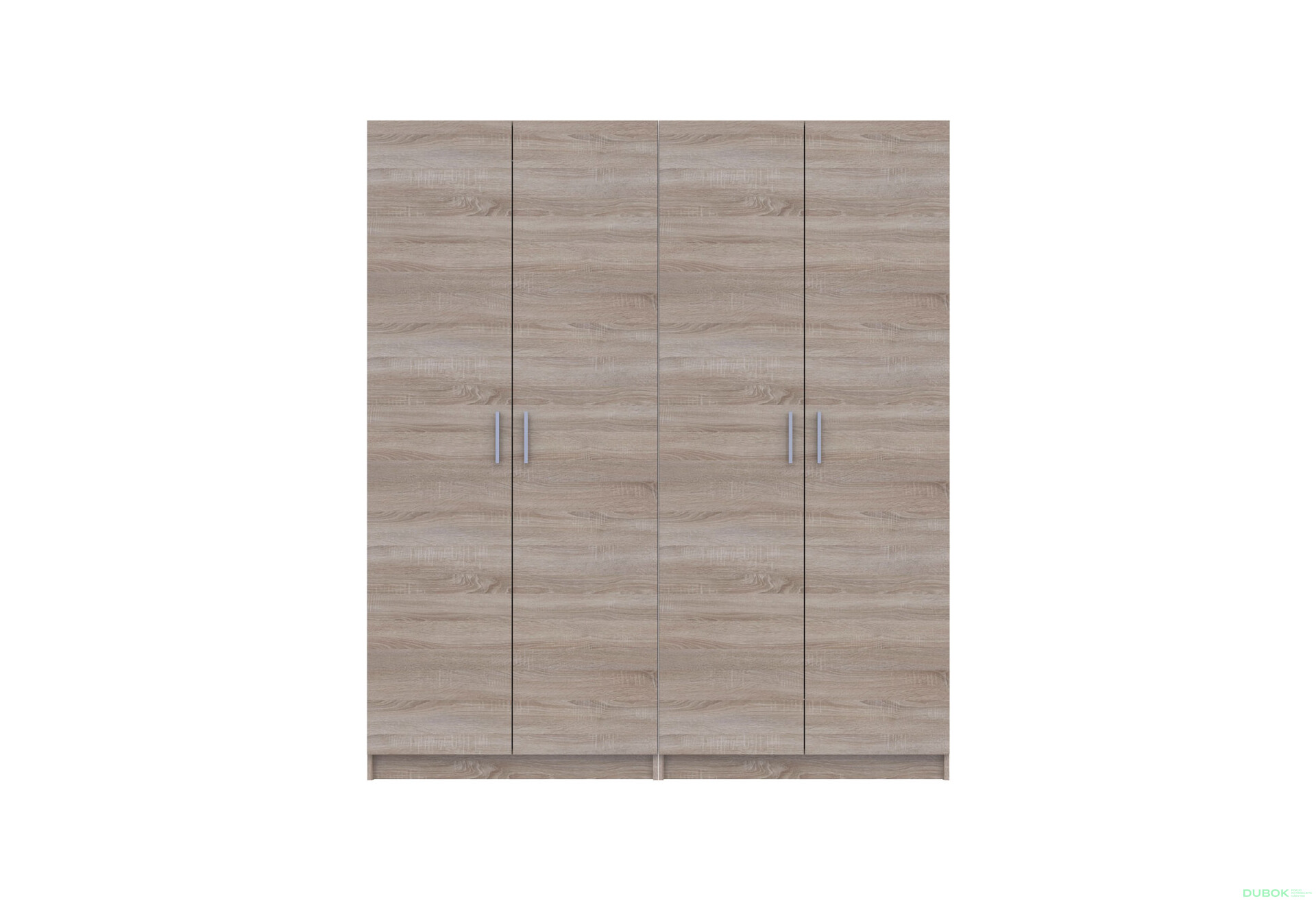 Fotografie 12 - Skříň Promo s policemi 2+2 DTD 180×48×204 Dub sonoma
