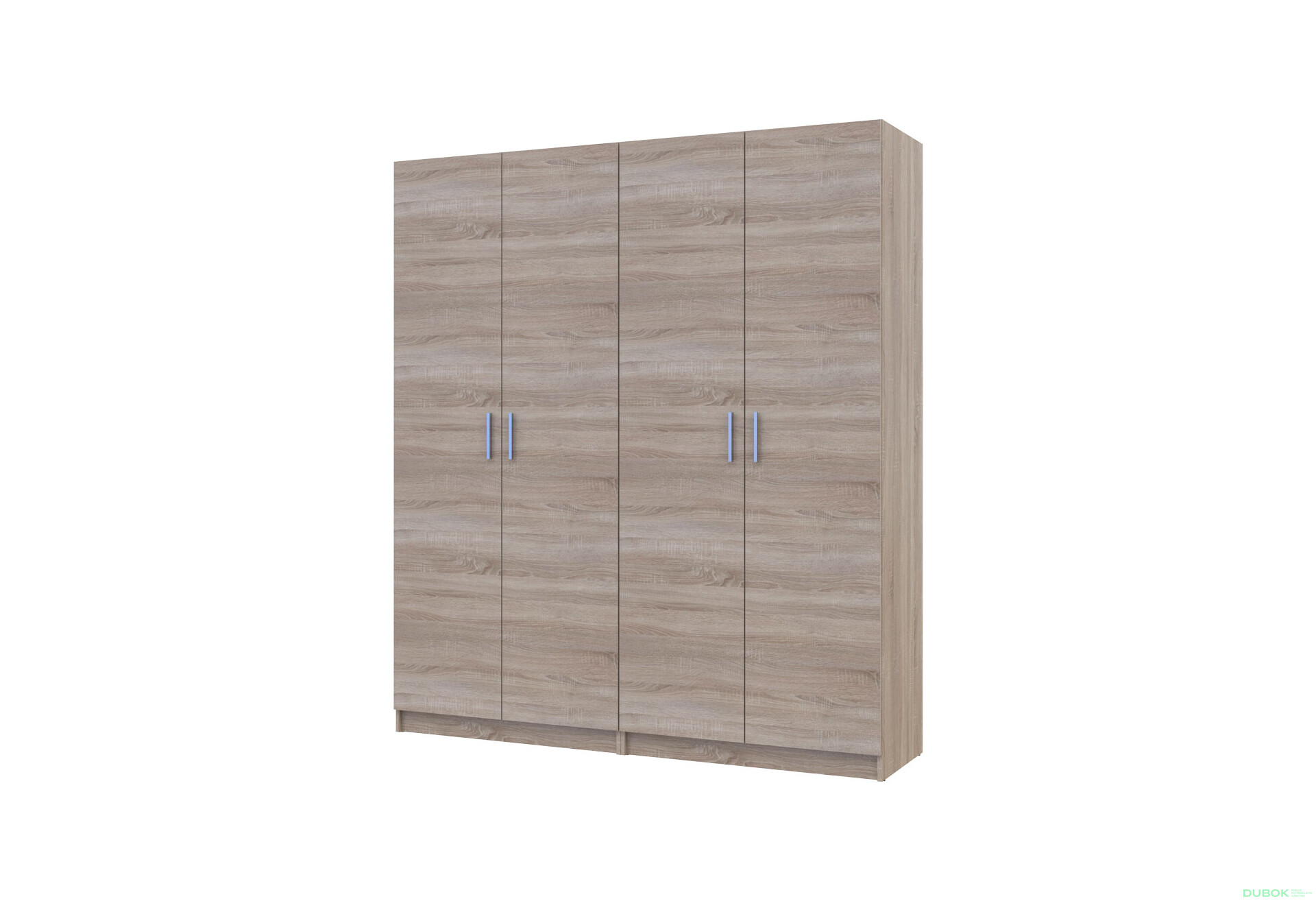 Fotografie 1 - Skříň Promo s policemi 2+2 DTD 180×48×204 Dub sonoma