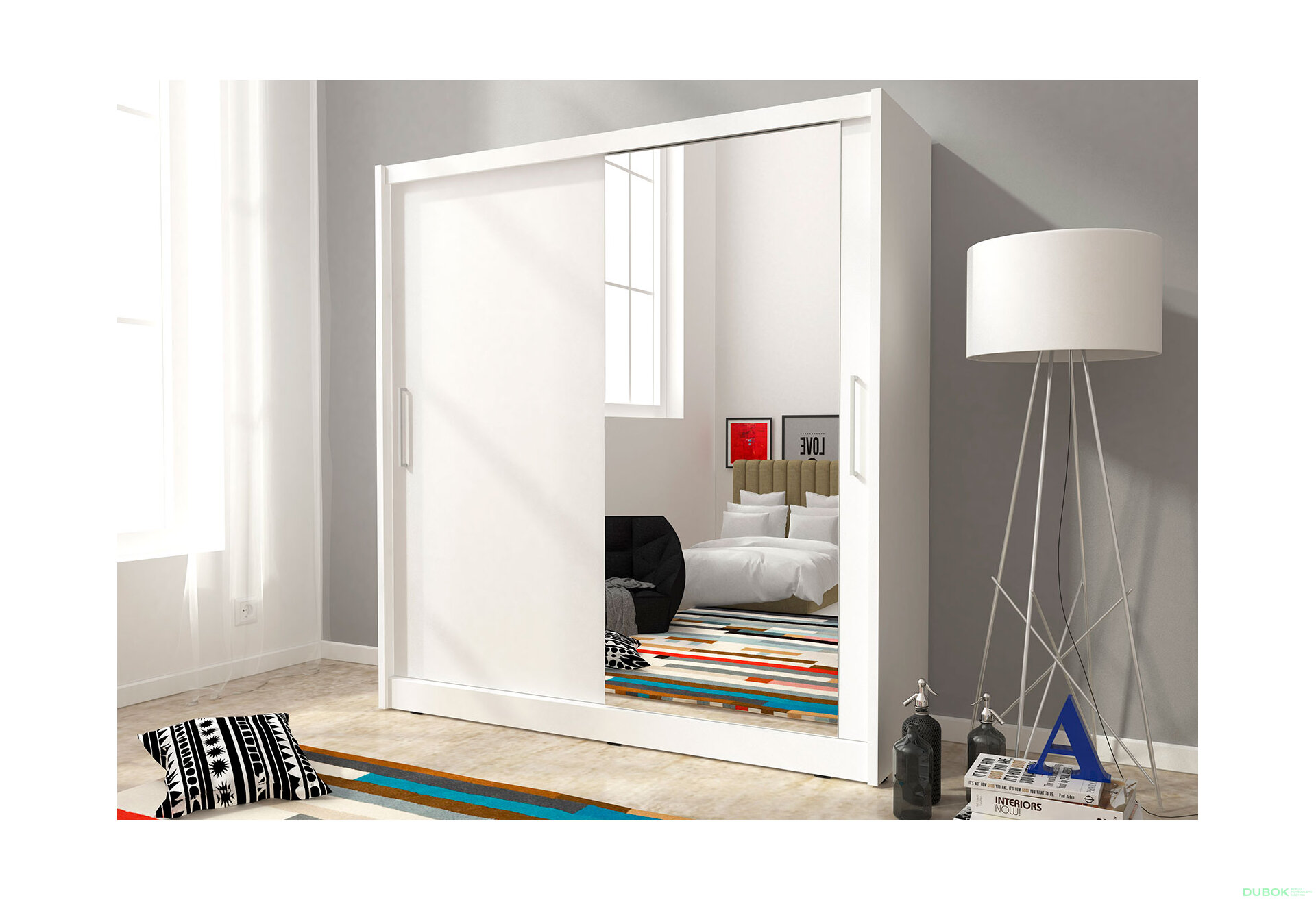 Fotografie 3 - Skříň Maja I 200 bílý