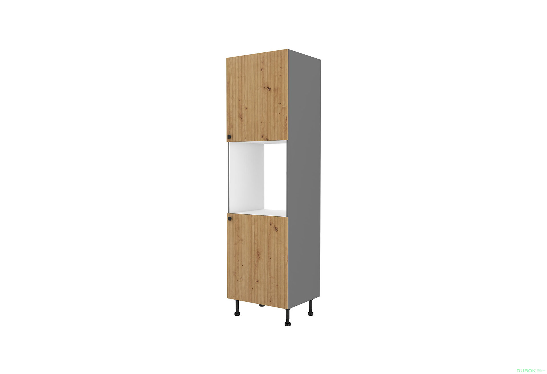 Fotografie 1 - 60 DP-215 2F Ava antracit / dub artisan