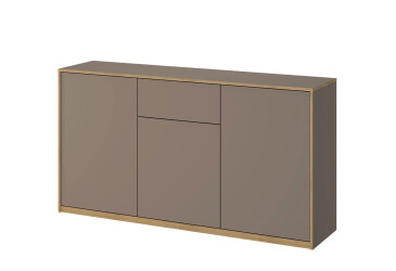 Komoda 3d1s šedý kubanit Complex