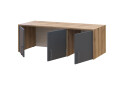 Nástavba Rondi 3 dřevotříska 121x52x41 dub artisan / grafit - Fotografie 4 Fotografie 4 - Nástavba Rondi 3 dřevotříska 121x52x41 dub artisan / grafit