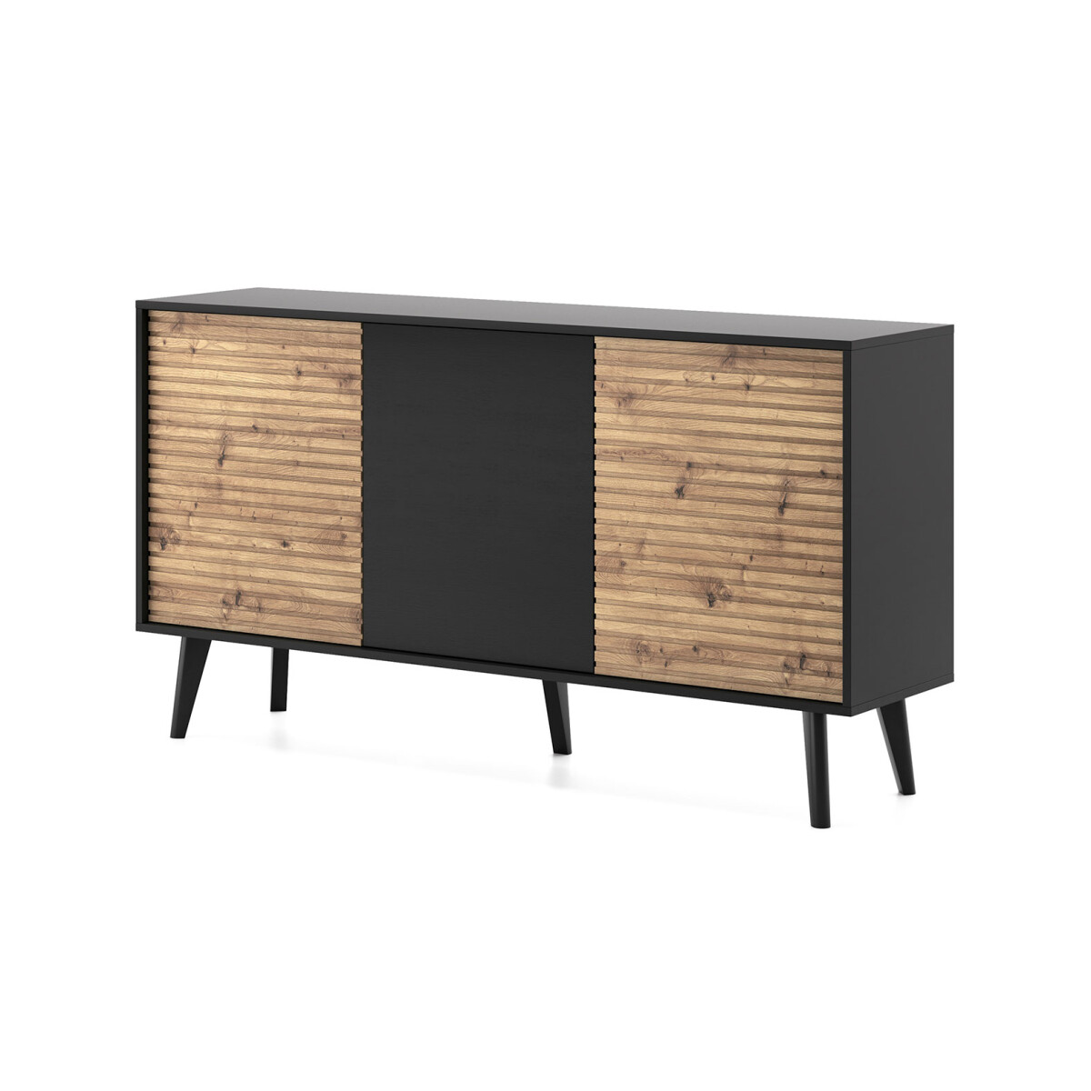

Komoda K154 dub artisan / černý Willow