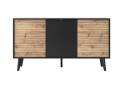 Komoda K154 dub artisan / černý Willow - Fotografie 3 Fotografie 3 - Komoda K154 dub artisan / černý Willow