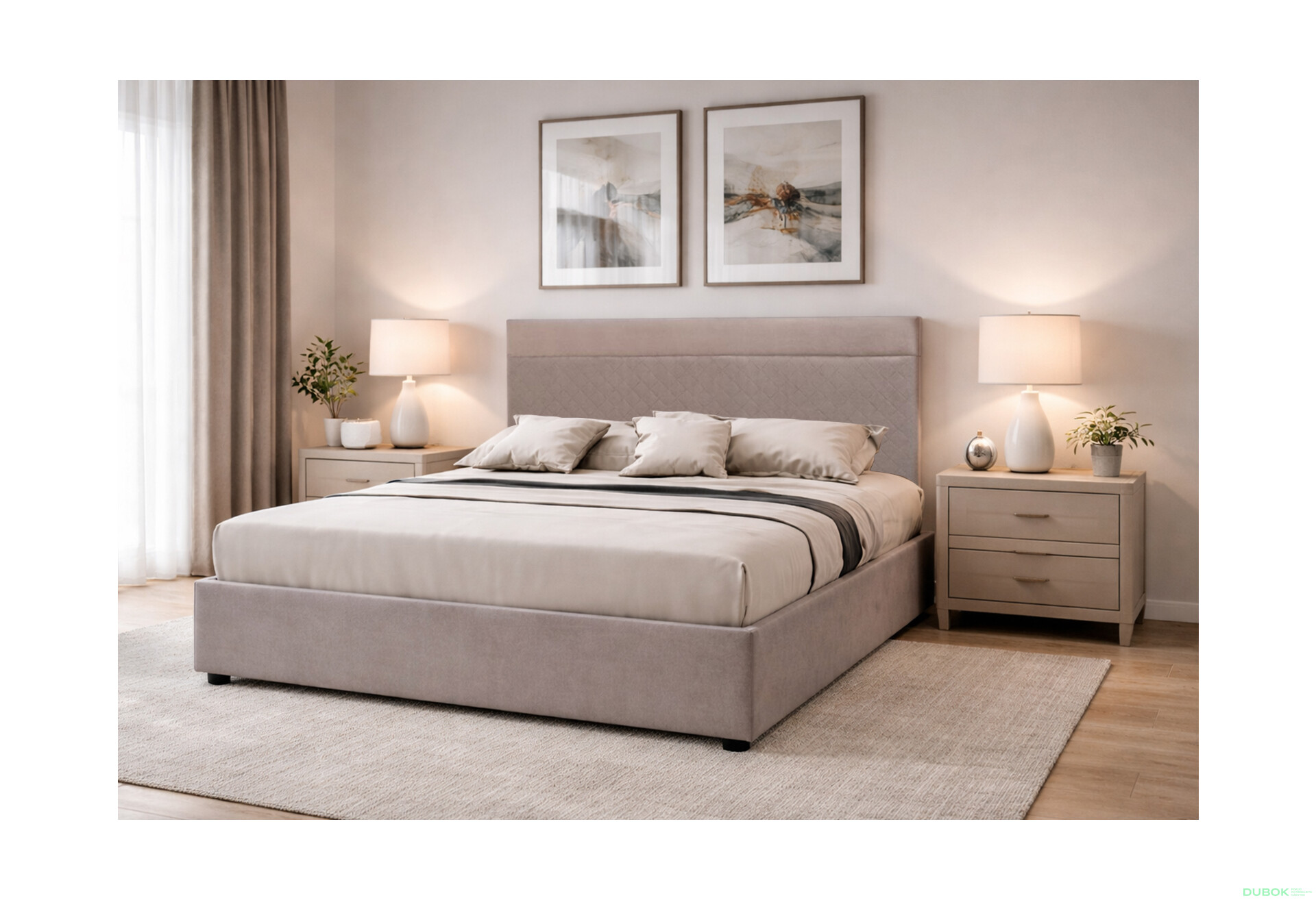 Fotografie 2 - Postel Fro Pik 160x200 Mono 233, béž