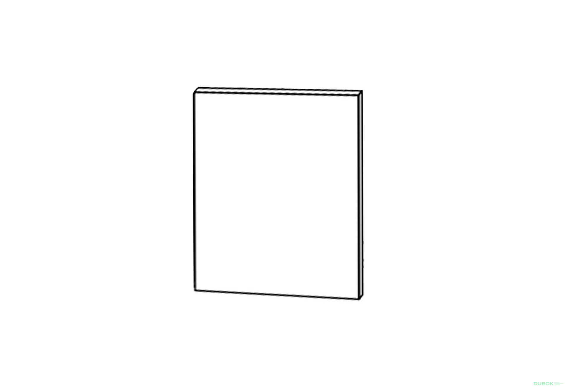 Fotografie 1 - Fasád 60VS Sušák 1dveřová 720mm Vintage Pro Blum+Rejs