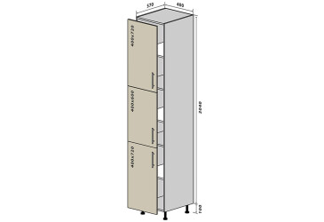 N40 Skříňka 40x214 Prajm / Prime