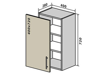 V3 Skříňka 1D 40 Prajm / Prime