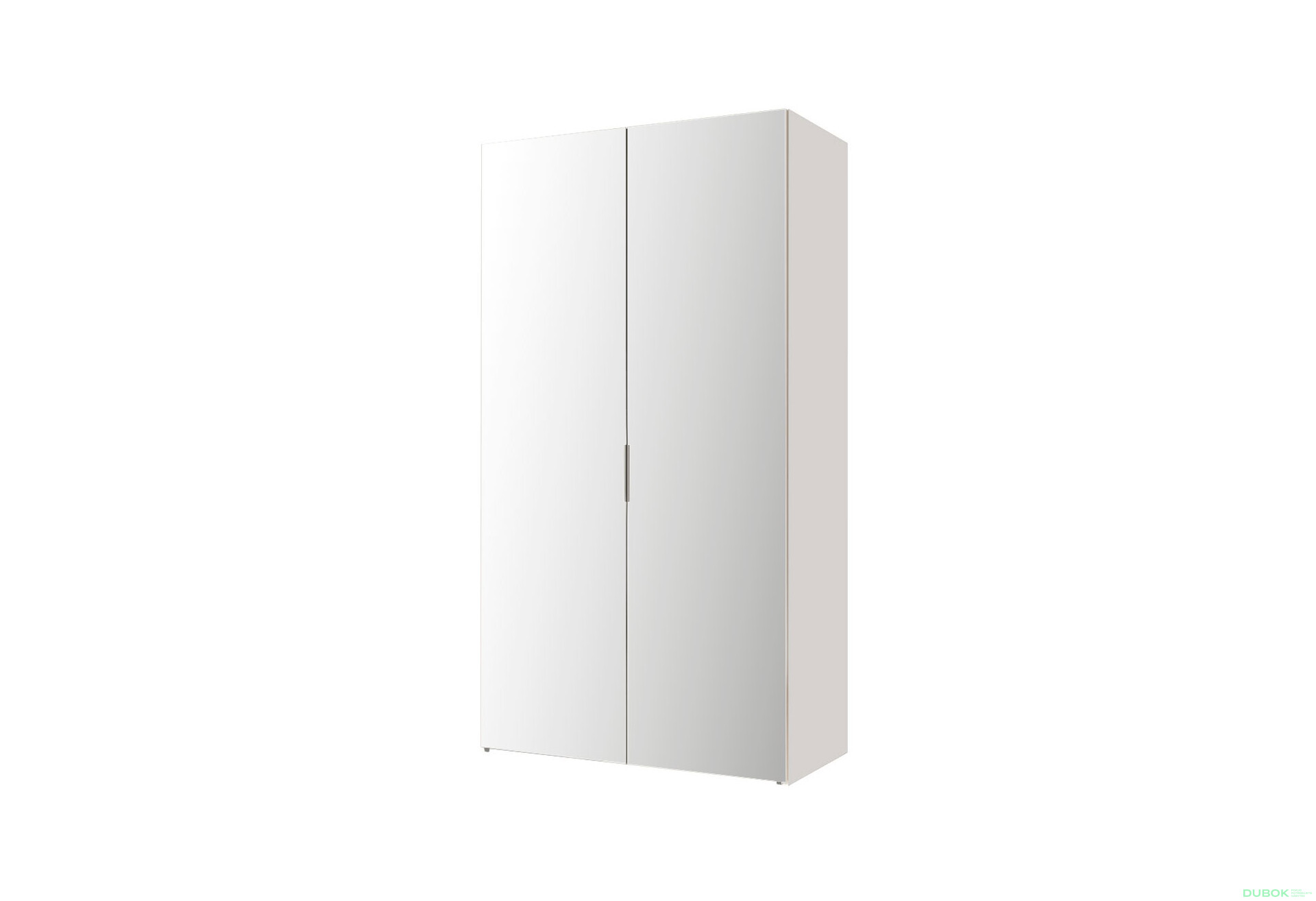 Fotografie 1 - Skříň dvoudveřová se zrcadlem 100 cm Modus Bílá AL