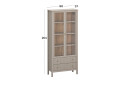 Vitrína 2w2s (V) taupe Kleo - Fotografie 3 Fotografie 3 - Vitrína 2w2s (V) taupe Kleo