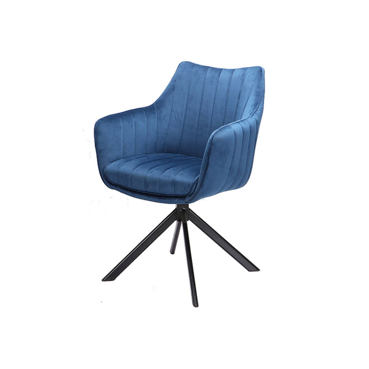 

Židle Azalia Velvet tmavě modrá Bluvel 86, matná černá kov