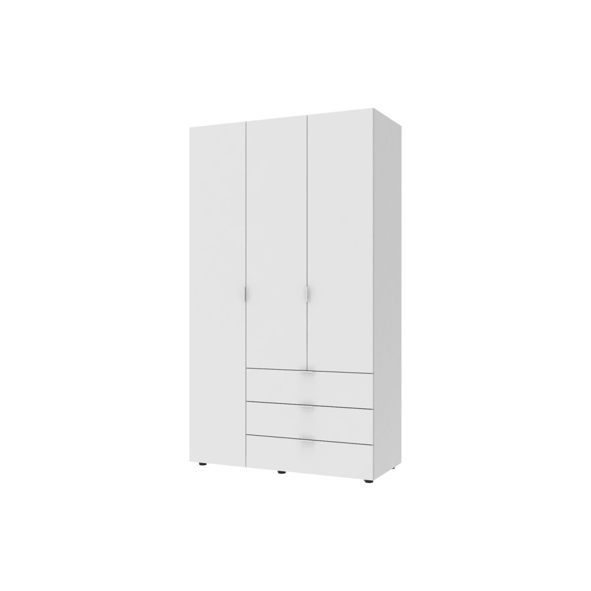 

Skříň třídveřová Gelar 116.2 cm Bílá