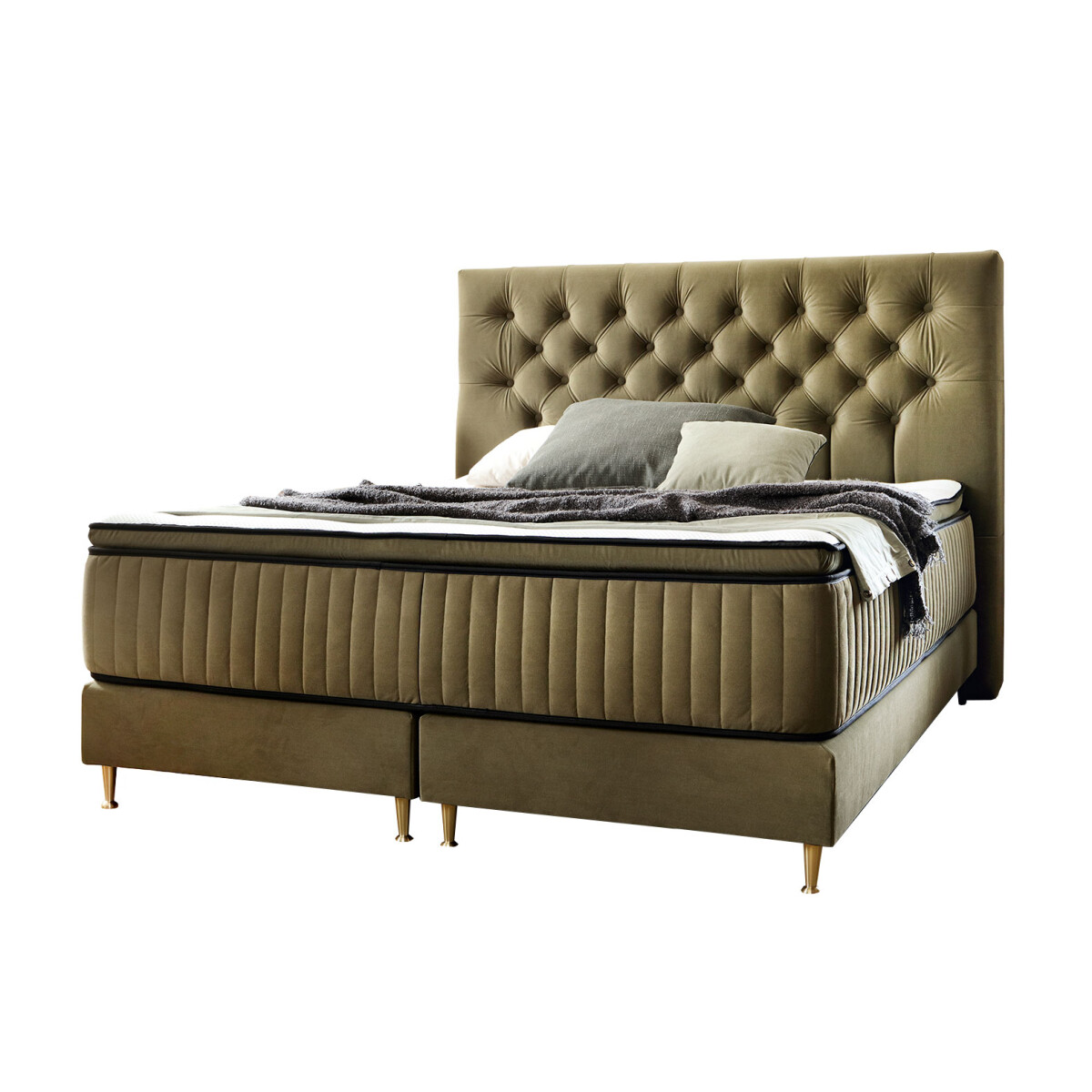 

Postel Astoria 160x200 s roštem Matt Velvet 38 Davis, pružiny 7 zón