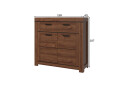 Fotografie 2 - Komoda 2d1s hnědý dub Brass