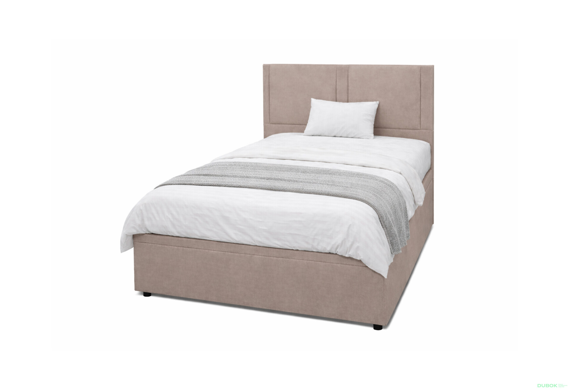 Fotografie 1 - Postel Fro Sol 120x200 s roštem, úložným prostorem Mono 233, béž