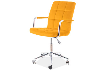 Otočné křeslo Q-022 Velvet, kari Bluvel 68