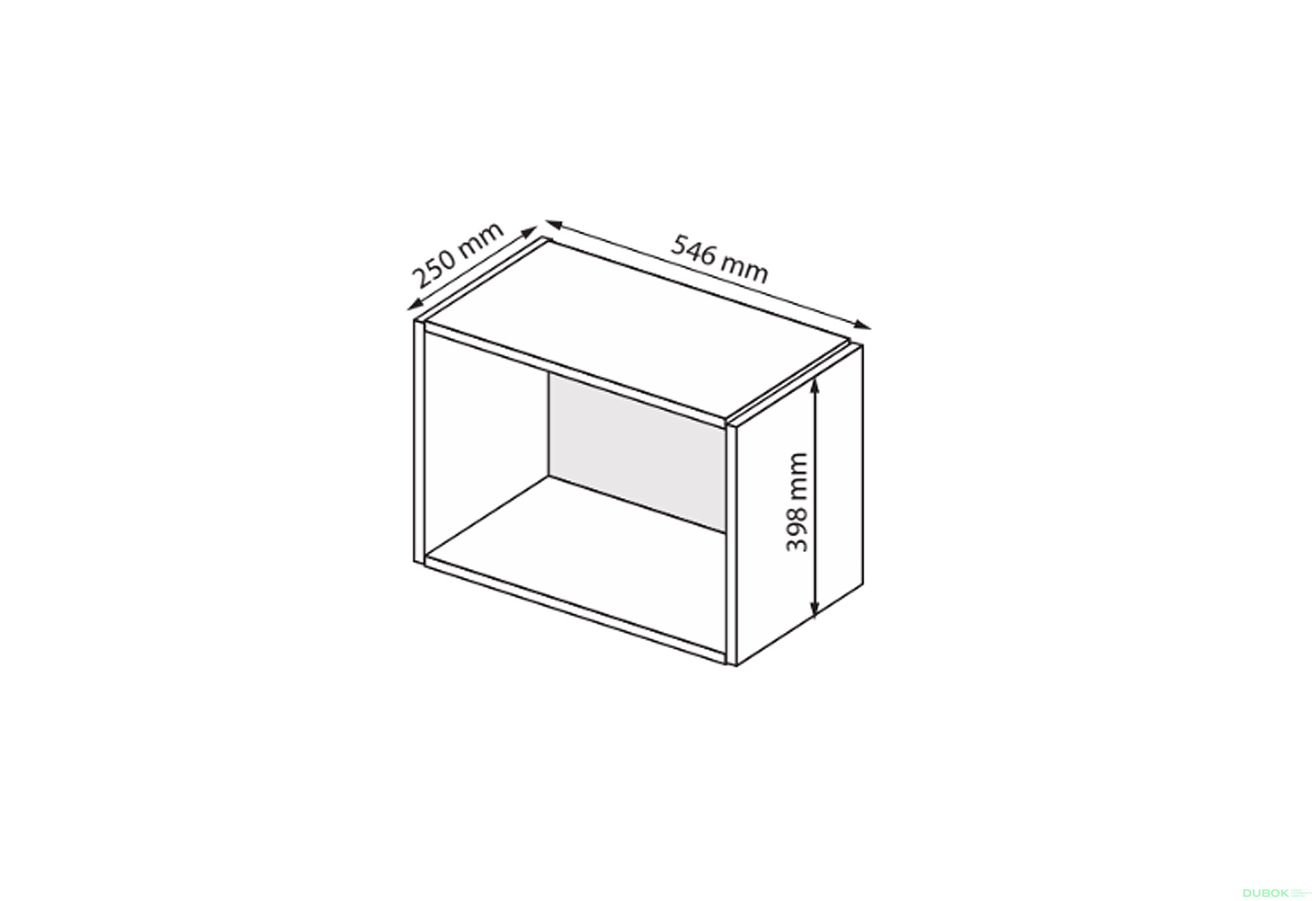 Fotografie 3 - Rohový nástavec na skříň bílý lesk Family