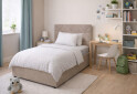 Fotografie 2 - Postel Fro Caro 120x200 s roštem, úložným prostorem Mono 233, béž