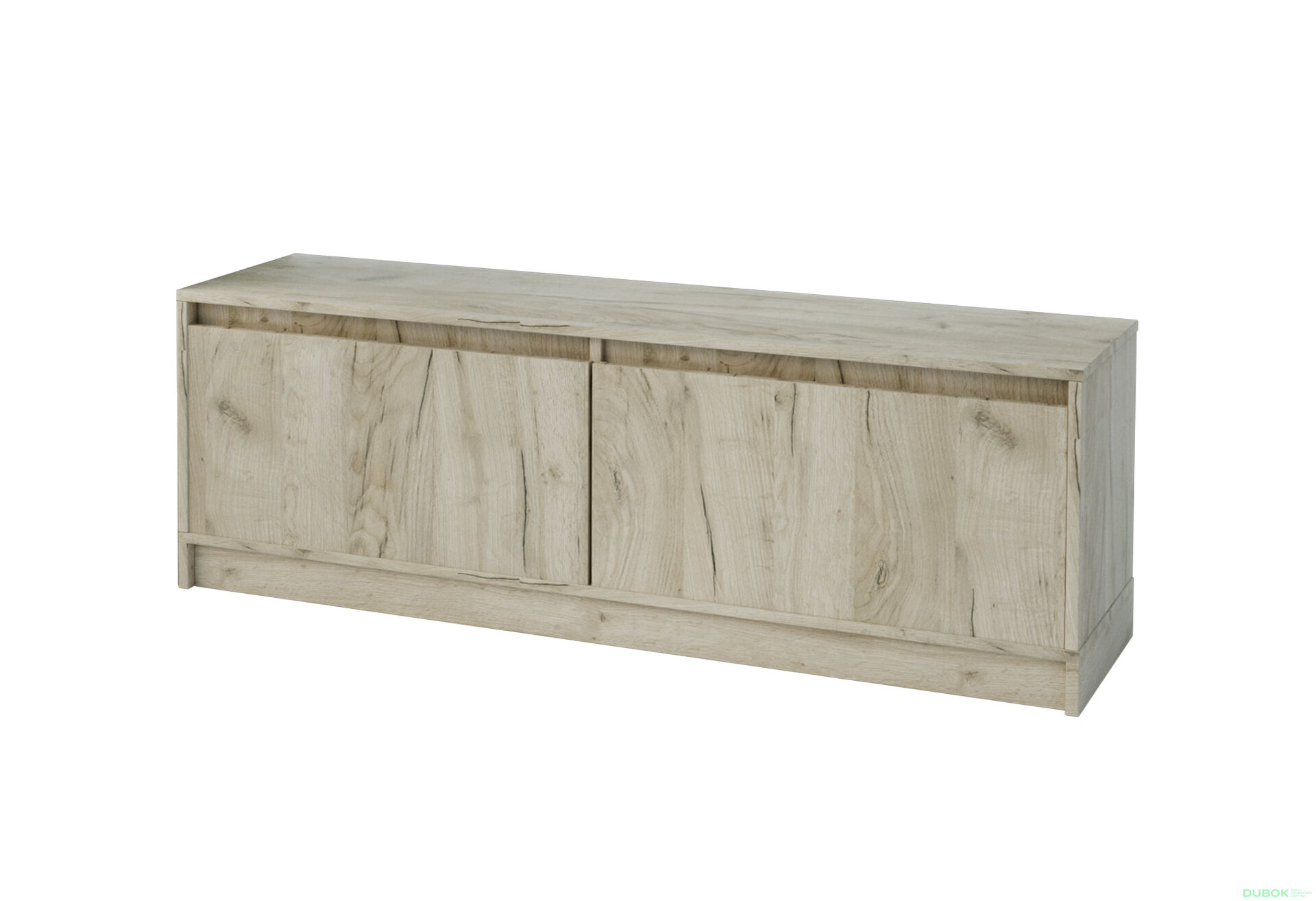 Fotografie 1 - Botník Sara 120x45x33 cm Dub kraft šedý