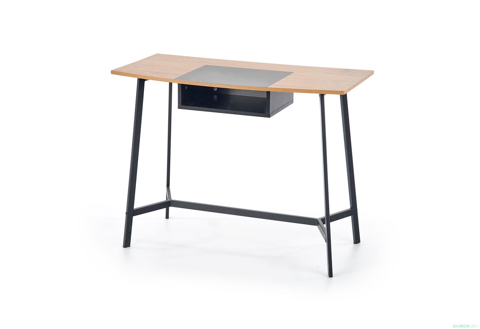 Fotografie 1 - Psací stůl B41 dub zlatý / černý