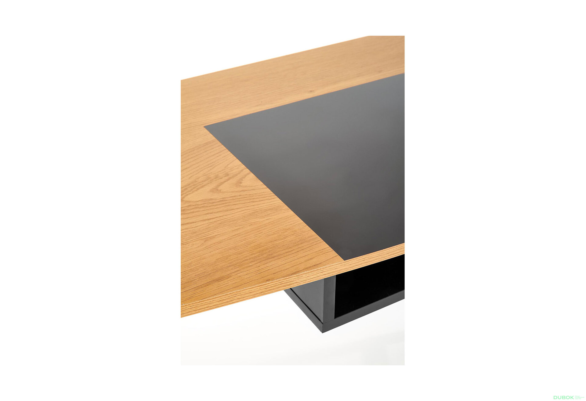 Fotografie 10 - Psací stůl B41 dub zlatý / černý