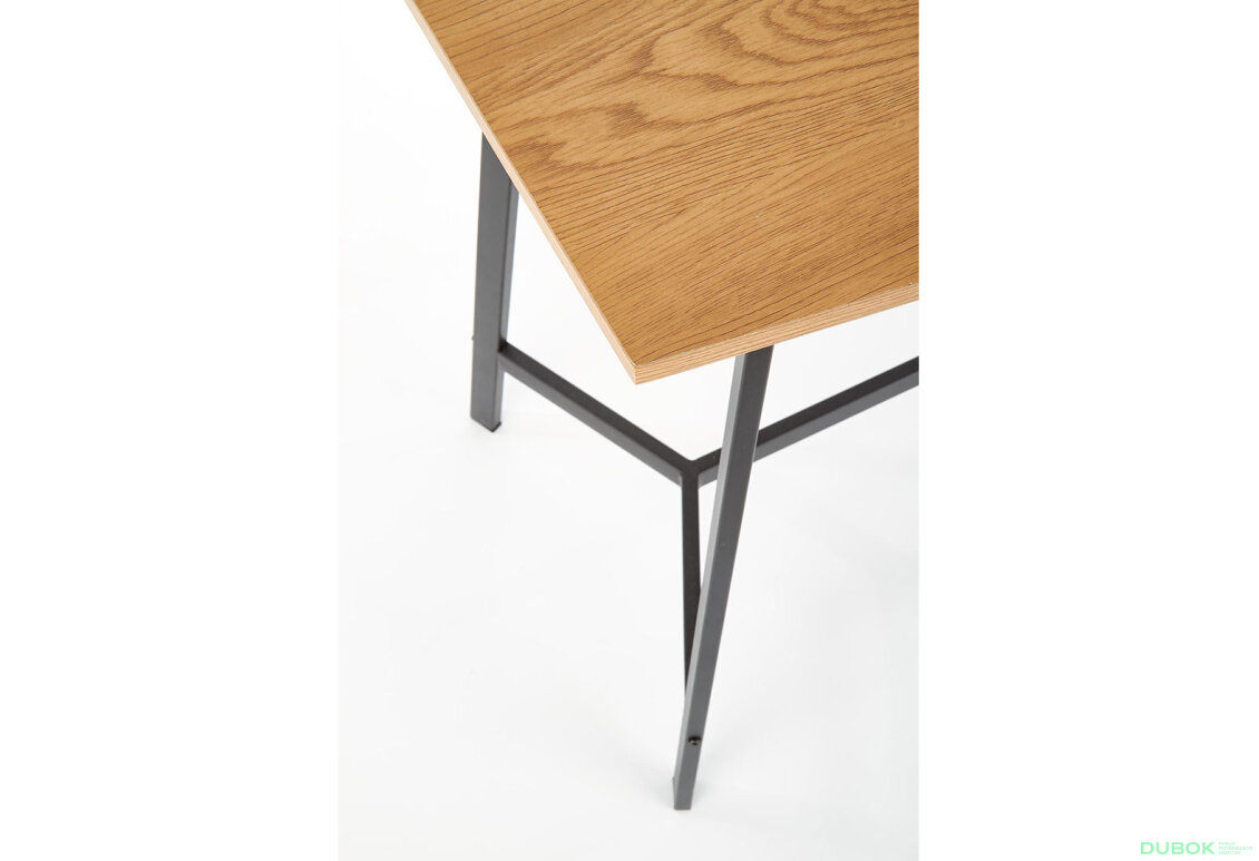 Fotografie 8 - Psací stůl B41 dub zlatý / černý