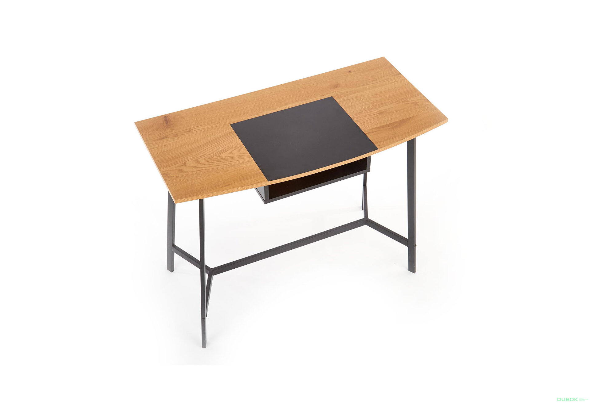 Fotografie 7 - Psací stůl B41 dub zlatý / černý