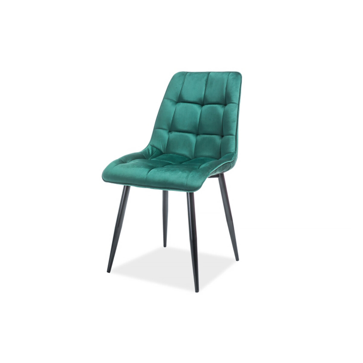 

Židle Chic Velvet zelený Bluvel 78, černý kov