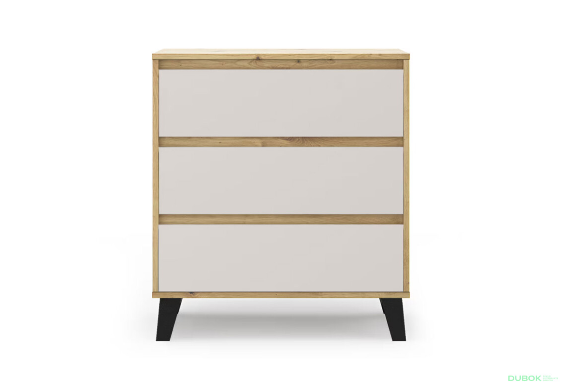 Komoda Borg 3s/70 dub artisan / kašmír
