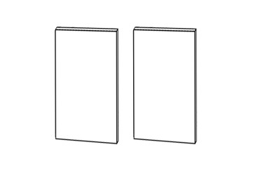 Fasáda 60VS Sušák 2dv 720mm Vintage Pro Blum+GTV