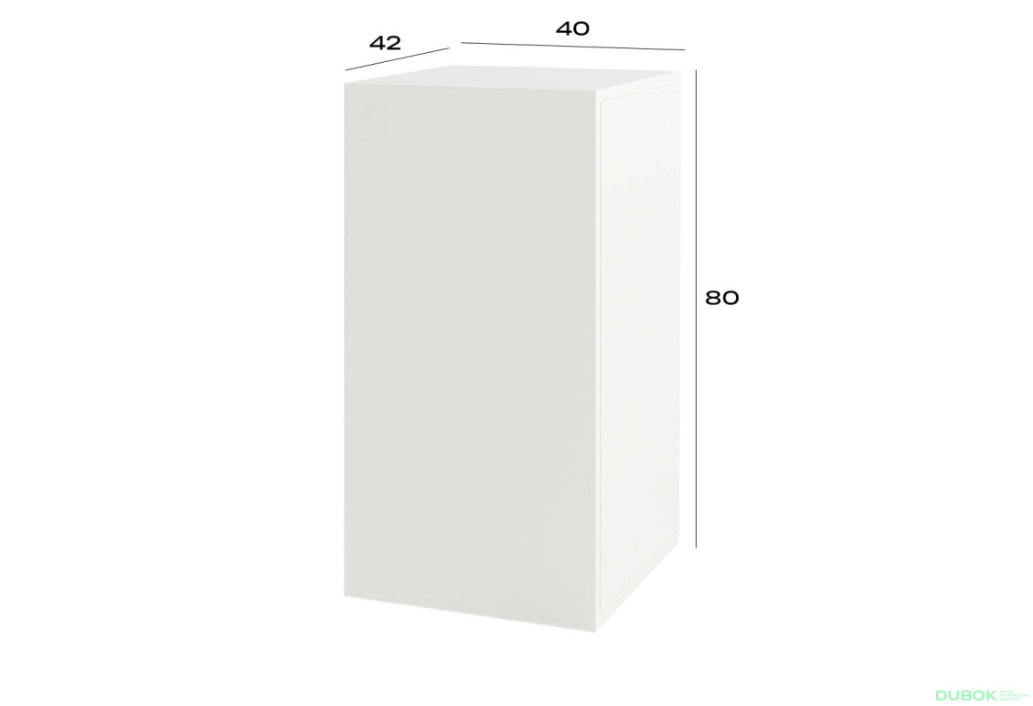 Fotografie 3 - Komoda 1D 40 cm nimphaea alba Space