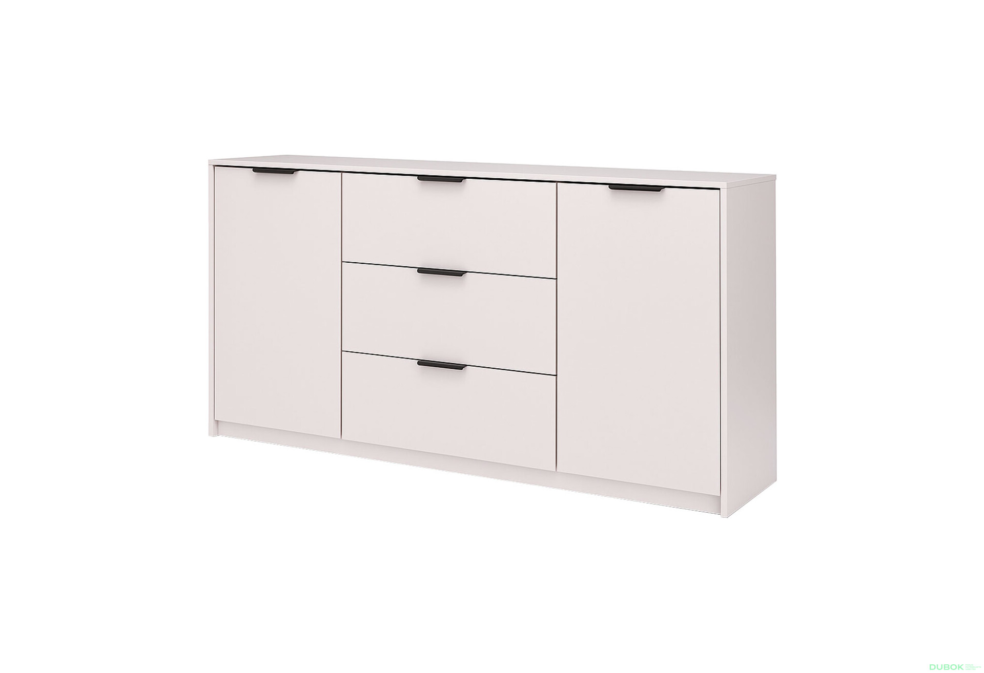 Fotografie 1 - Komoda Roma Color 2 dveře 3 šířky 1,6 m kašmírový lesk