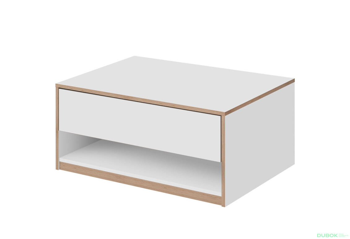 Konferenční stolek 1s/90 bílý Complex - Fotografie 1 Fotografie 1 - Konferenční stolek 1s/90 bílý Complex